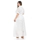 thumbnail image 3 of Vestido largo semi-transparente Roman Fashion /Tallas Extras, 3832 (Blanco) blanco 36, 3 of 7