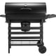 thumbnail image 1 of Asador de Carbón Tipo Barril STANEW Negro con Ruedas, Termómetro, Estante Inferior y Área Amplia para Barbacoa al Aire Libre, 1 of 5