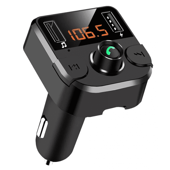 Cargador Receptor Bluetooth Fm Mp3 Estéreo Negro