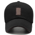 thumbnail image 3 of GOOHOCHY 1 gorra de béisbol deportiva transpirable con visera para hombre (negra), 3 of 8
