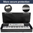 thumbnail image 5 of 61 Keys Piano Storage Bag Waterproof 420D Oxford Cloth Portable Instrument Keyboard Dustproof Protective Cover with Side Pockets, 5 of 5