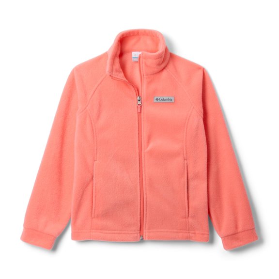Campera Columbia Benton Springs para Niñas, Coral Intenso XL