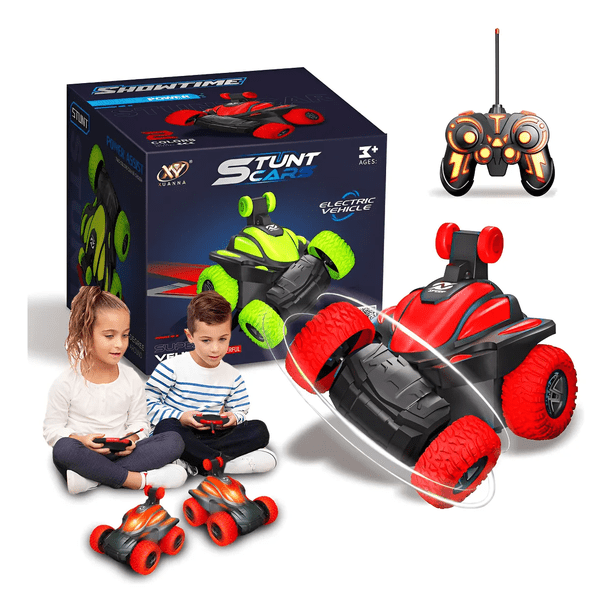 Coche Rc Acrobacias 360° Juguete Recargable Para Niños Carro De Control Remoto Xtellar rojo