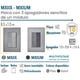 thumbnail image 2 of Apagador con Placa Inoxium3AOxford 2Pzas Apagadorx3 125-250VCA 10A 50/60Hz Plateado/Oxford Acero Inoxidable/PC., 2 of 4