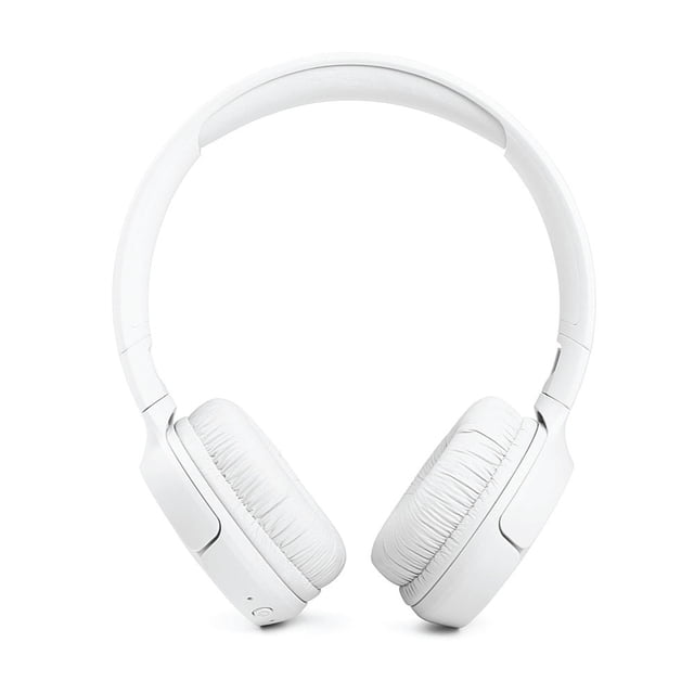 audífonos bluetooth. jbl tune 510bt audífonos on-ear negros con diadema plegable y cojines acolchados, vista frontal centrada; controles en la copa derecha y puerto USB-C visibles, Bluetooth 5.0 y hasta 40 horas de autonomía, pensados para llamadas manos libres y cambio multipunto, también adecuados para clases en línea y estudio portátil.