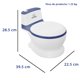 thumbnail image 3 of KIDDOS, Baño Entrenador De Baño Bacinica Kiddos Color Azul Liso., 3 of 5