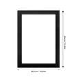 thumbnail image 2 of Luxshiny 1Jgo Marco De Papel Negro Para Cuadros Con Protección Para Exhibición De Y Certificados, 2 of 8
