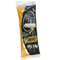 thumbnail image 1 of Afeitadora Manual BIC Metal Desechable de 5 Unidades con Hoja Única, 1 of 6
