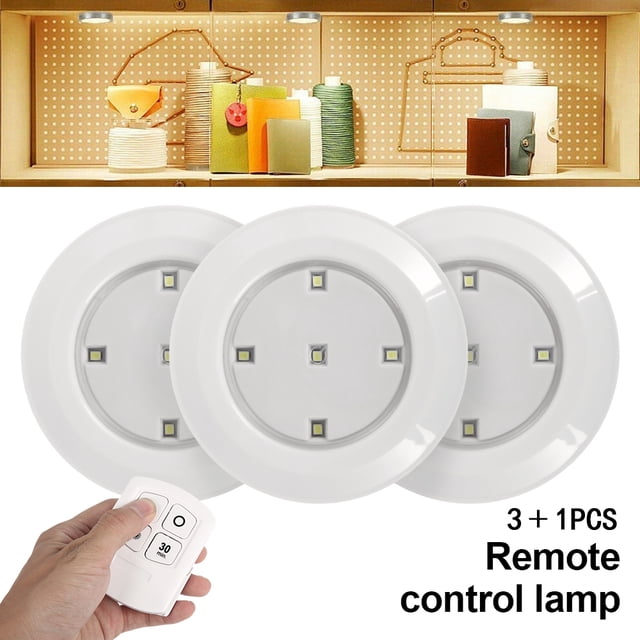 Willstar 3 Uds LED Lights Control Remoto Inalámbrico Disco Lights Under ...