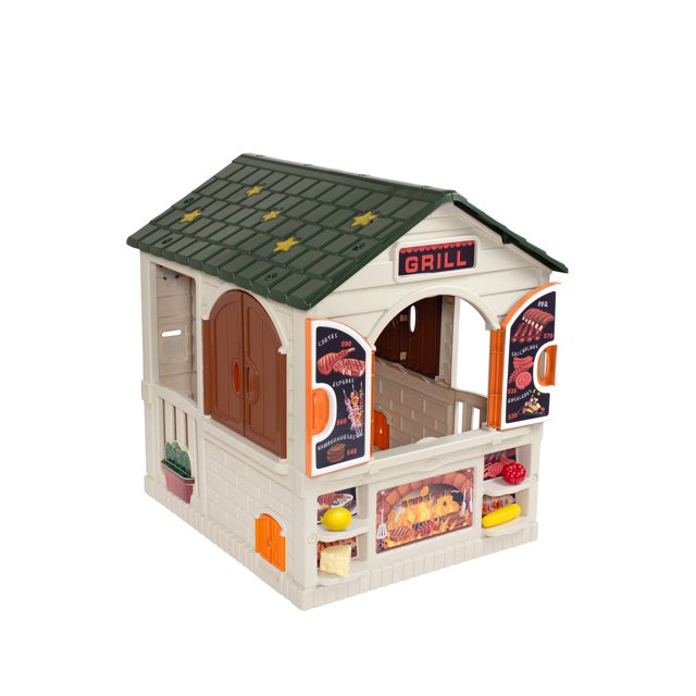 Casita Prinsel Play House 2 En 1 Grill