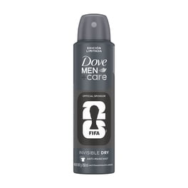 Desodorante Dove Men+Care invisible dry en aerosol para caballero 89 g