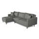 thumbnail image 3 of Sala Modular Sofá Cama Malta Gris Claro, 3 of 8