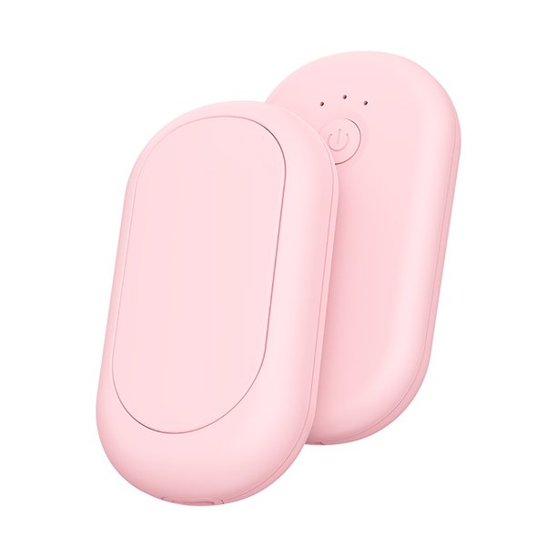CaiYueKe Rechargeable Magnetic Hand Warmers Pair - 2 in 1 USB Portable Pocket Warmer with 3 Heat Settings Fast Heating, Cute Design for Outdoor Camping, Winter Cold Weather, Christmas Gift