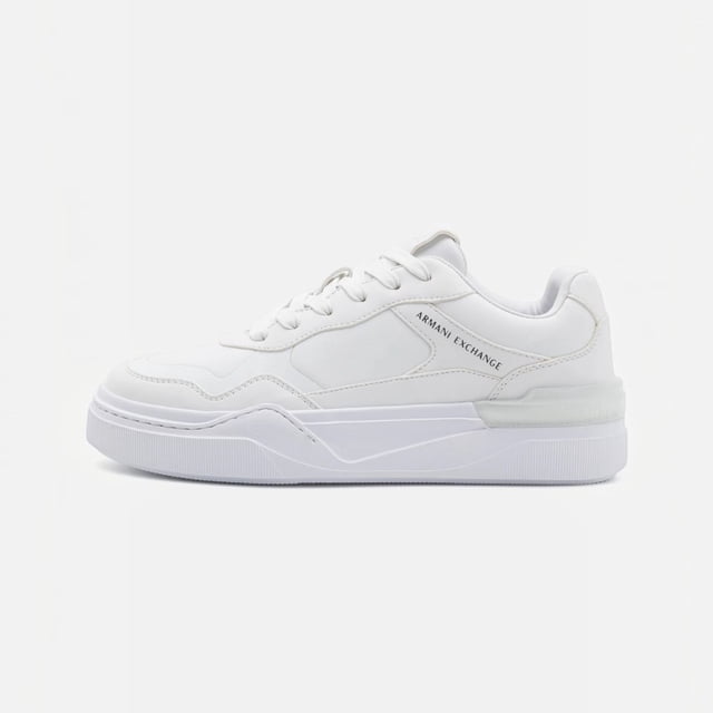 Tenis Armani Exchange Casuales para Hombre Blancos Sneakers Combinables Comodos