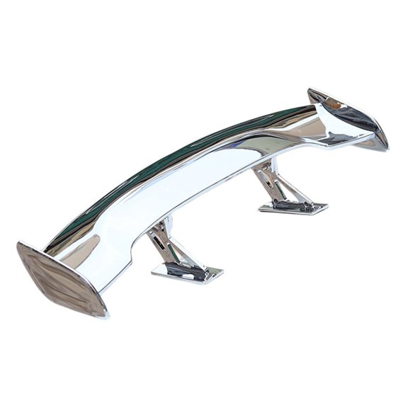 Mini alerón universal para coche, alerón trasero para coche, decoración para la cola, adecuado para Plata