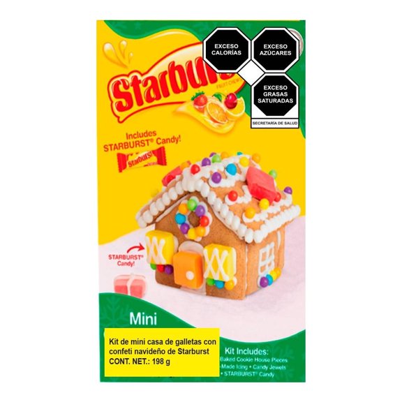 Kit de Galleta para decorar Cookies United Starbust Mini house 198 g