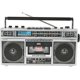thumbnail image 1 of Radiocasetera QFX Silver Bluetooth con Conversión a MP3 y Ecualizador de 3 Bandas Am/Fm, 1 of 8