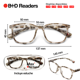 thumbnail image 4 of Lentes de Lectura B+D Max Readers Gris/Tortuga, 4 of 9