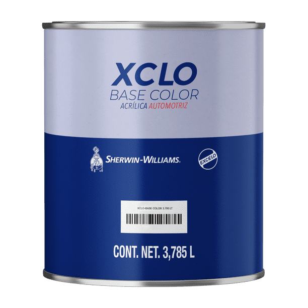 Base Acrílica Sherwin Williams XCLO Base Color Marrón Rojo 3.78 Lt