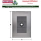 thumbnail image 4 of Placa de Pared Cable Antena Inoxium1OOxford 5Pzas Toma Coaxial Plateado/Oxford Acero Inoxidable/PC., 4 of 4