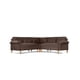 thumbnail image 4 of Sala Esquinera de Velvet Chocolate Makora Modelo Elton, 4 of 7