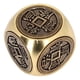 thumbnail image 1 of Juguete De Descompresión Giroscópico Con Punta De Dedo, Mejora El Enfoque, Cubo Giratorio De Latón En Relieve Con Punta De Dedo, Alivio Del Estrés De 6 Lados Para El Hogar Para, 1 of 7