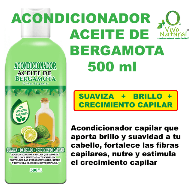 Acondicionador VivoNatural con Aceite de Bergamota 500 ml