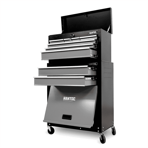 Caja De Herramientas con Gabinete Móvil HANTEC 9 Cajones Gris para herramienta automotriz Hantec Herramienta