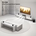 thumbnail image 4 of ULTIMEA Aura S4T Barra de Sonido para TV 7.1ch con 4 Bocinas Envolventes, Sistema Envolvente Sound con Subwoofer de 5.25", Control por App, Bluetooth 6.0, HDMI/OPT/AUX, Potencia Máxima 350W, 4 of 15
