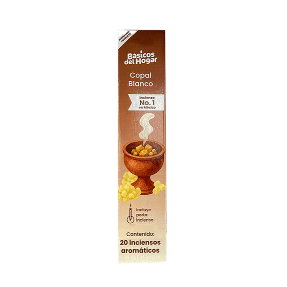 Incienso Prichos Aroma Copal Blanco Caja con 20 Piezas
