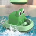 thumbnail image 1 of Juguetes de piscina, juguetes para niños pequeños, juguetes para niños pequeños, barcos de baño para bebés, barcos de baño de cuerda para niños, juegos acuáticos en el baño, barco de plástico, 1 of 7