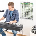 thumbnail image 1 of FONDOTIN Piano Chord Learning Reference Con Guía De Digitación Para Práctica Y Enseñanza, 1 of 8