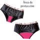 thumbnail image 2 of Ropa Interior Absorbente Para el Periodo Luna Segura Kari Flujo Moderado para Niñas y Teens, 2 of 5