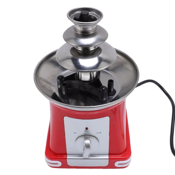 Fuente De Chocolate De 3 Niveles, Máquina De Fondue De Fuente Eléctrica De Acero Inoxidable, Versátil Máquina De Fusión Eléctrica Para Fiestas, Cumpleaños, Bodas, Queso
