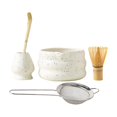 thumbnail image 2 of 5pcs matcha set herramientas japonesas de fabricación de té tradicional kits de de matcha elegante hechas a mano accesorios de matcha para Blanco, 2 of 9