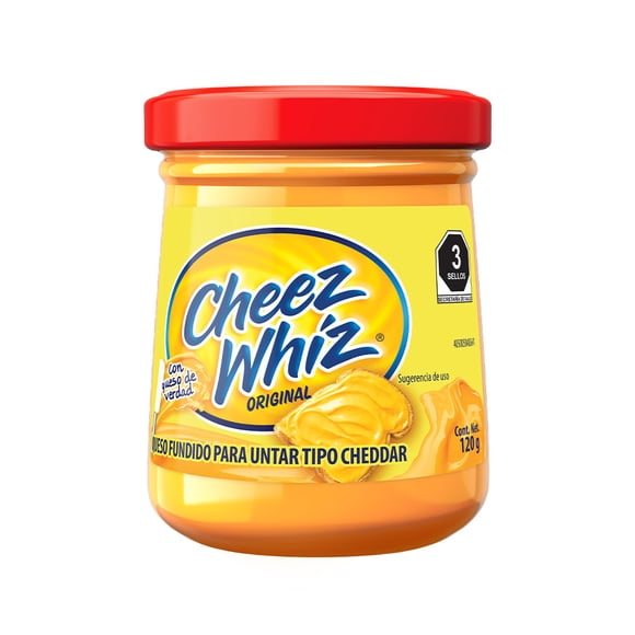 Queso fundido Cheez Whíz tipo cheddar untable 120 g