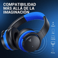 thumbnail image 2 of Audífonos Bluetooth  Con Cancelación De Ruido Azul/Negro, 2 of 5
