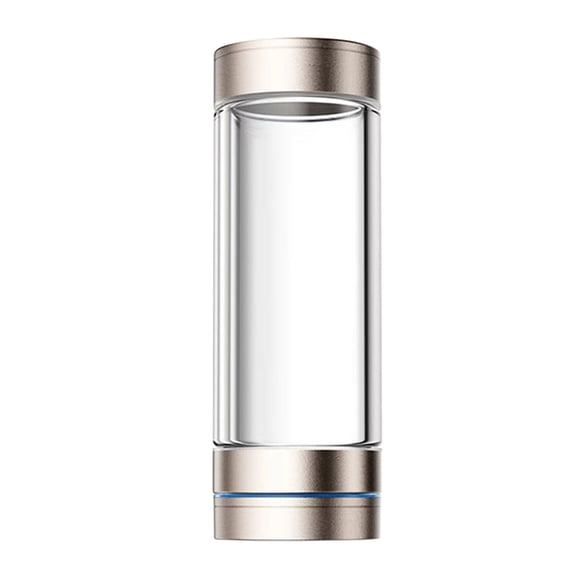 Vaso de agua hidrogenada: vaso electrolítico portátil para la producción de hidrógeno con electrólisis inteligente, separación de hidrógeno y oxígeno, y electrólisis circulante.