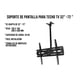 thumbnail image 2 of Soporte PARA PANTALLA DE TECHO CONTROL EXPERT 32 A 72 Pulgadas 45kg, 2 of 10