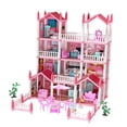 thumbnail image 4 of Casa de muñecas DIY para montar con muebles y accesorios con figura de muñecas para cumpleaños con 14 habitaciones, 4 of 9