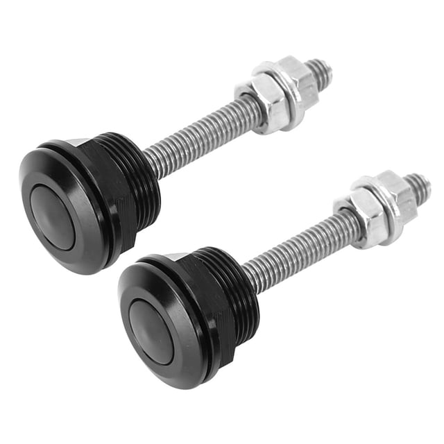 2 Piezas Pin Universal Pin De Capó Bloqueo Push Button Papa De aleación Aluminio Aleado El Motor Del Motor Bloqueo De La Campana Para Un Rendimiento Seguro De Carreras