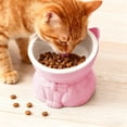 thumbnail image 4 of Cats Food Bowl Large Capacity Pet Food Bowl Cute Drinking Bowl For Cats To Protects The, 4 of 6