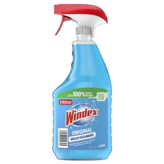 Limpiador Líquido para Vidrios y Superficies Windex Original 640 ml