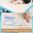 thumbnail image 4 of ChaoLink Juego de 7 Mesas y Sillas para Niños, Escritorio Ajustable en Altura con 6 Asientos, Mesa para Manualidades, Escritorio para Graffiti, Patas Antideslizantes, Mesa Multiactividad para Niñosazul, 4 of 7