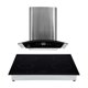 thumbnail image 1 of Campana de cocina de pared acero inoxidable 60cm Marex Plus + Parrilla eléctrica de inducción 4 quemadores Kepler, 1 of 4