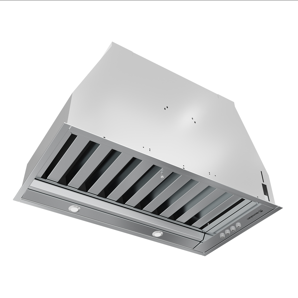 Campana Integrada Tecnolam Potenza52.AC Acero Inoxidable 52 cm