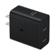 thumbnail image 1 of Cargador Dúo Samsung USB-C de 50W + Cable USB-C (1.8m) Negro, 1 of 4