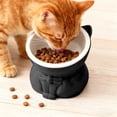 thumbnail image 1 of Cats Food Bowl Large Capacity Pet Food Bowl Cute Drinking Bowl For Cats To Protects The, 1 of 6