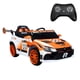 thumbnail image 1 of Montable Electrico para Niños Carro Rally con Control Remoto Sonido, Bluetooth, Luz Led, 12v-Naranja, 1 of 1