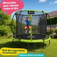 thumbnail image 2 of Trampolín Brincolin Calabaza 8 Pies Little Monkey Escalera Reforzado 2.4m, 2 of 9